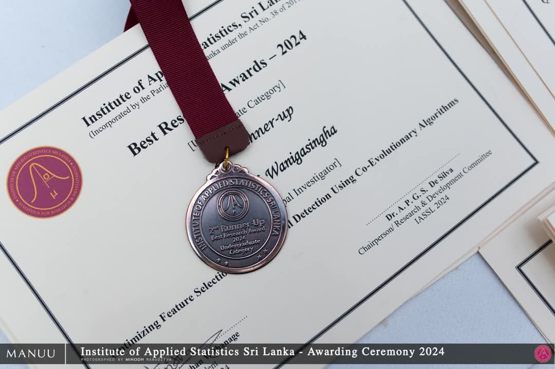 Receiving the IASSL Best Research Awards 2024 Undergraduate Second Runner-Up