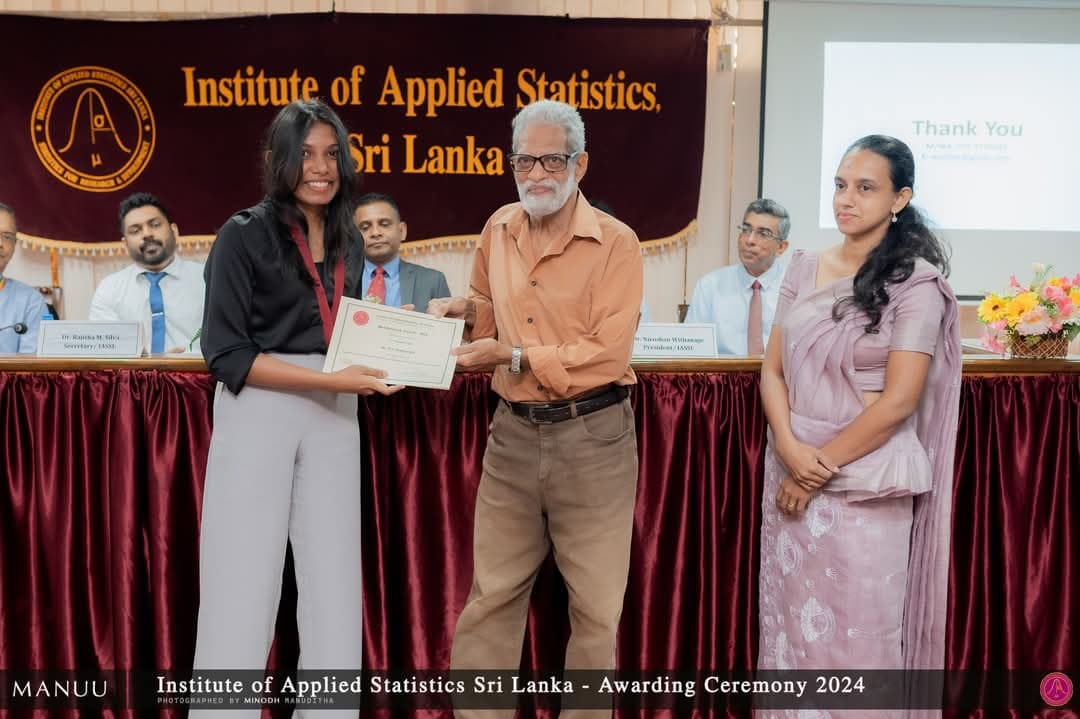 Receiving the IASSL Best Research Awards 2024 Undergraduate Second Runner-Up