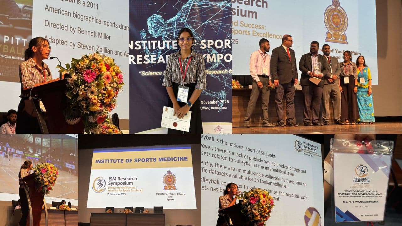 Presentation on Computer Vision-Based Volleyball Analytics at ISMRS 2025